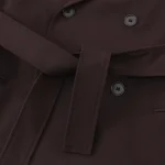 Willshela Women Fashion With Belt Brown Double Breasted Blazer Vintage Long Sleeves Notched Neck Female Office Lady Outfits - Image 4