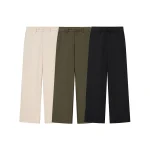 Willshela Women Fashion Solid Front Zipper Straight Pants Vintage High Waist Full Length Female Chic Lady Trousers