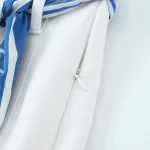 Willshela Women Fashion With Belt Side Zipper Mini Skirts Shorts Vintage High Waist Female Chic Lady Shorts - Image 5