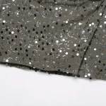 Willshela Women Fashion With Sequined Side Zipper Asymmetrical A-Line Mini Skirt Vintage High Waist Female Chic Lady Skirts - Image 4