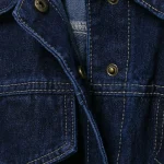 Willshela Women Fashion With Belt Denim Blue Single Breasted Jackets Vintage Lapel Neck Long Sleeves Female Chic Lady Outfits - Image 6